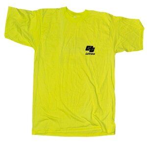 Caltrans Safety Short sleeve  L Poly  100% Cotton Machine Washable USA-Made